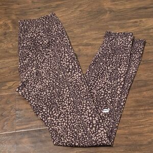 Fabletics Brown Patterned Leggings